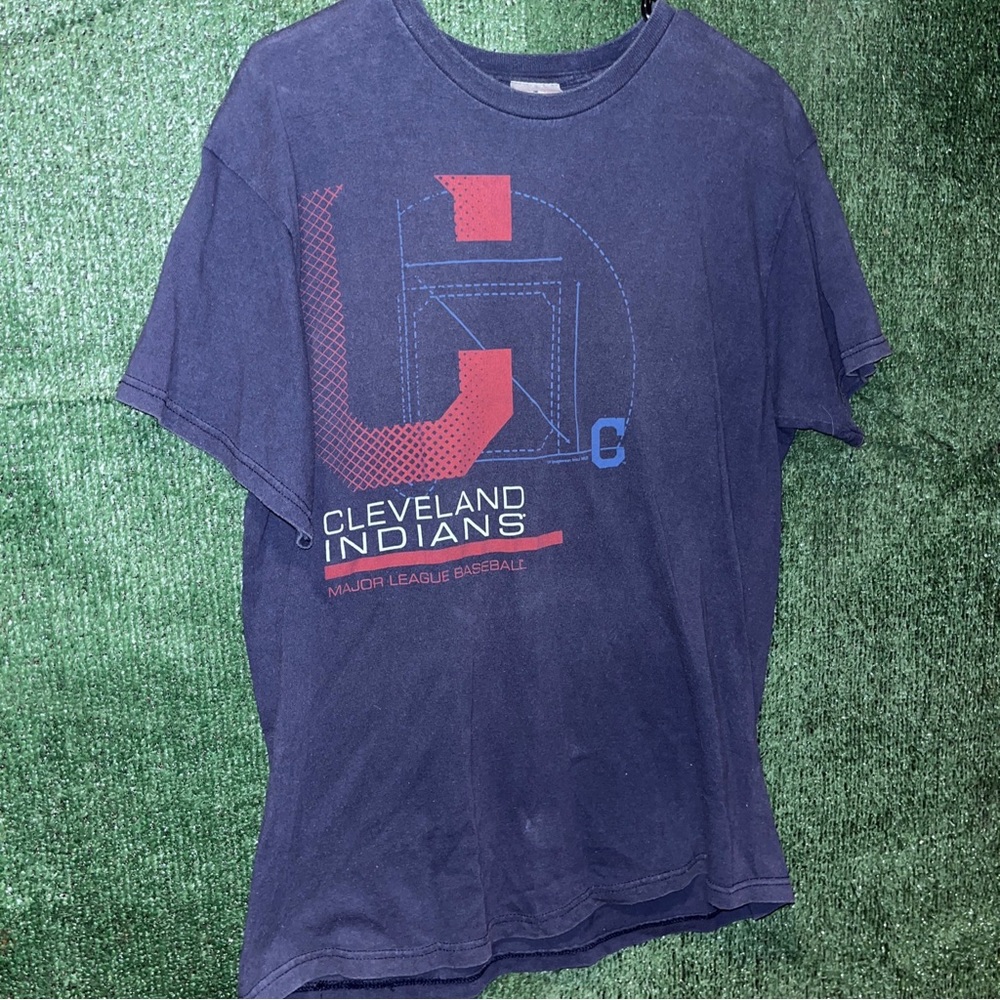 vintage Y2K Cleveland Indians MLB Brand Shirt L MLB tag Ohio Guardians